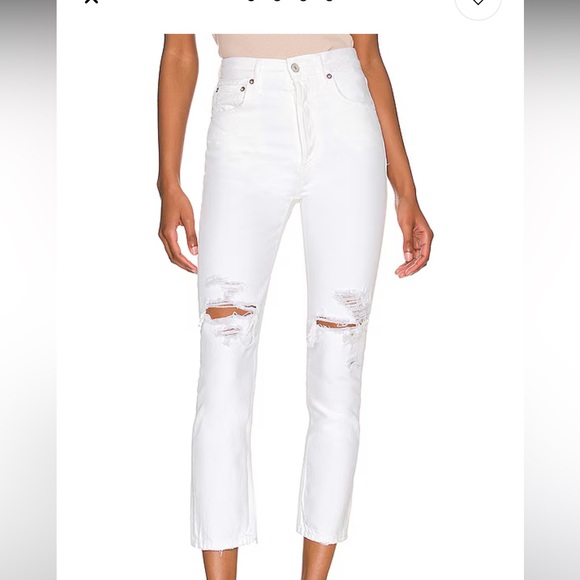 Agolde Riley high rise straight crop NWOT - Picture 1 of 11